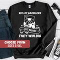 Casino Sweatshirt Casino Hoodie Gambling Gifts Gambling Crewneck Gambling Hoodie Casino Slots Sweatshirt Casino Gift Poker Sweatshirt Hoodie – Bold Style · High-Quality Print