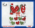 Christmas Grandma Nanny Mawmaw Coquette Png Love Grandma Life Christmas Coquette Bow Candy Cane Santa Hot Cocoa Christmas Tree Cake Png Graphic Tee – Warm & Stylish · High-Quality Print