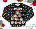 Custom Photo Best Dad By Par Personalized Unisex Ugly Sweater Golfer Daddy Sportive Dad Best Dad Ever Daddy Birthday Christmas Gift Graphic Tee – Easygoing Wear · Perfect For Daily Wear