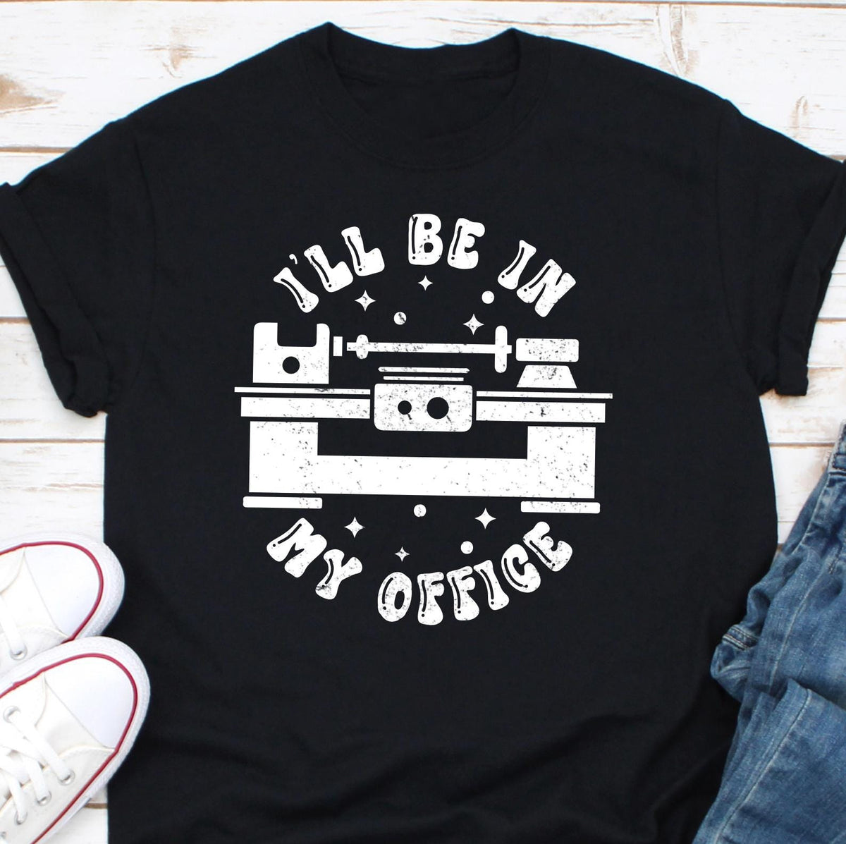I39ll Be In My Office Funny Handyman Craftsman Tools T Shirt Do it Yourself Projects Woodworking Carpenter Repairing Fixing Stuff Gift Graphic Tee – Easygoing Wear · Must-Have Style