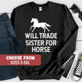 Funny Horse Sweatshirt Equestrian Shirt Equestrian Sweater Horse Riding Sweater Equestrian Gift Riding Sweater Horse Lover Gift Sweatshirt – Cozy Vibes · Top Pick For Any Outfit