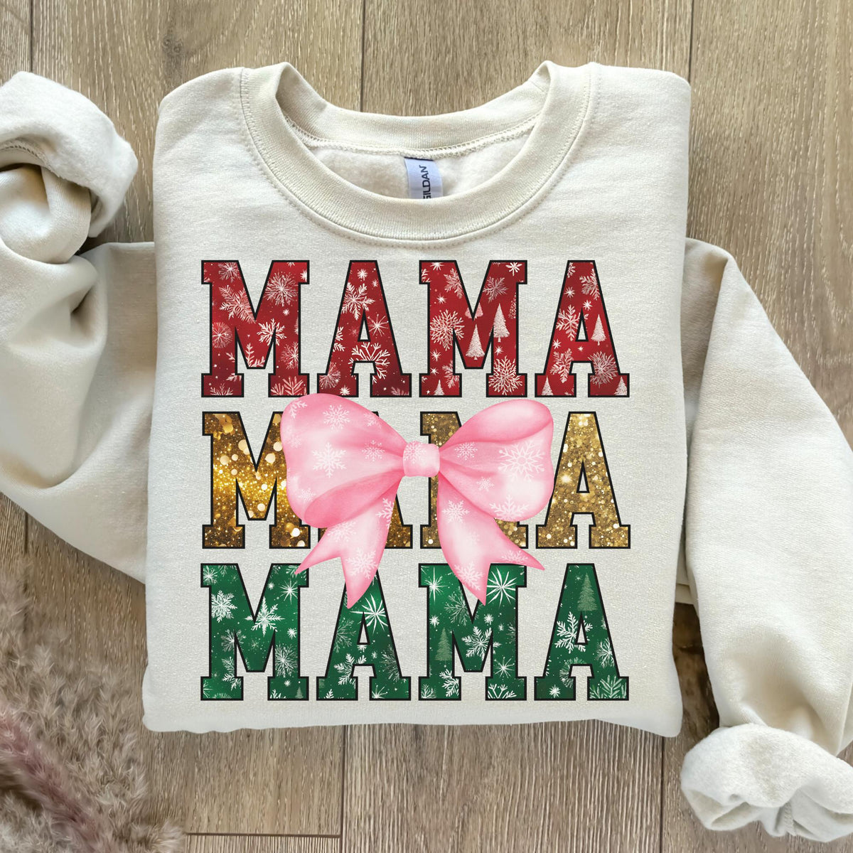 Coquette Mama Sweatshirt Mama Shirt Trendy Mom Life Sweatshirt Christmas Coquette Mama Shirt Gift for Mom Sweatshirt – Soft Feel · Perfect For Daily Wear