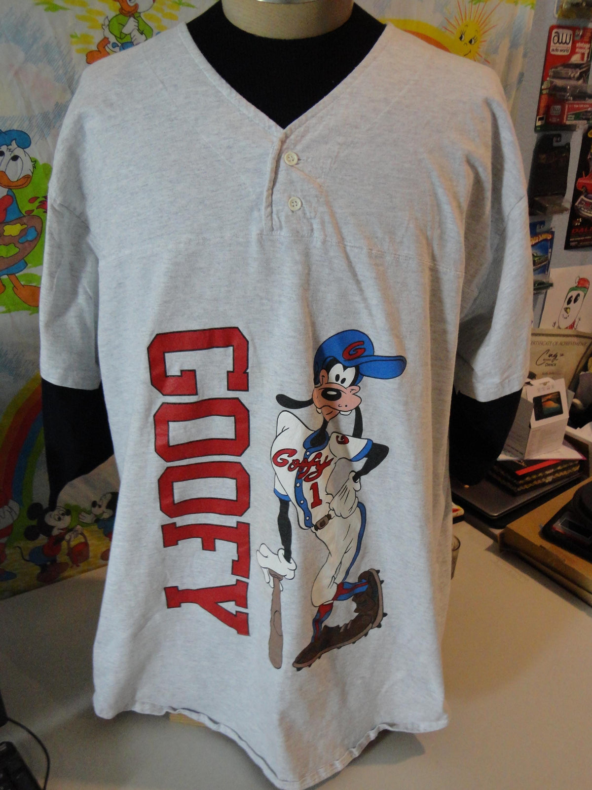 Vintage Walt Disney Goofy Baseball Jersey 2XL Jersey – Easygoing Wear · Trending Graphic Apparel