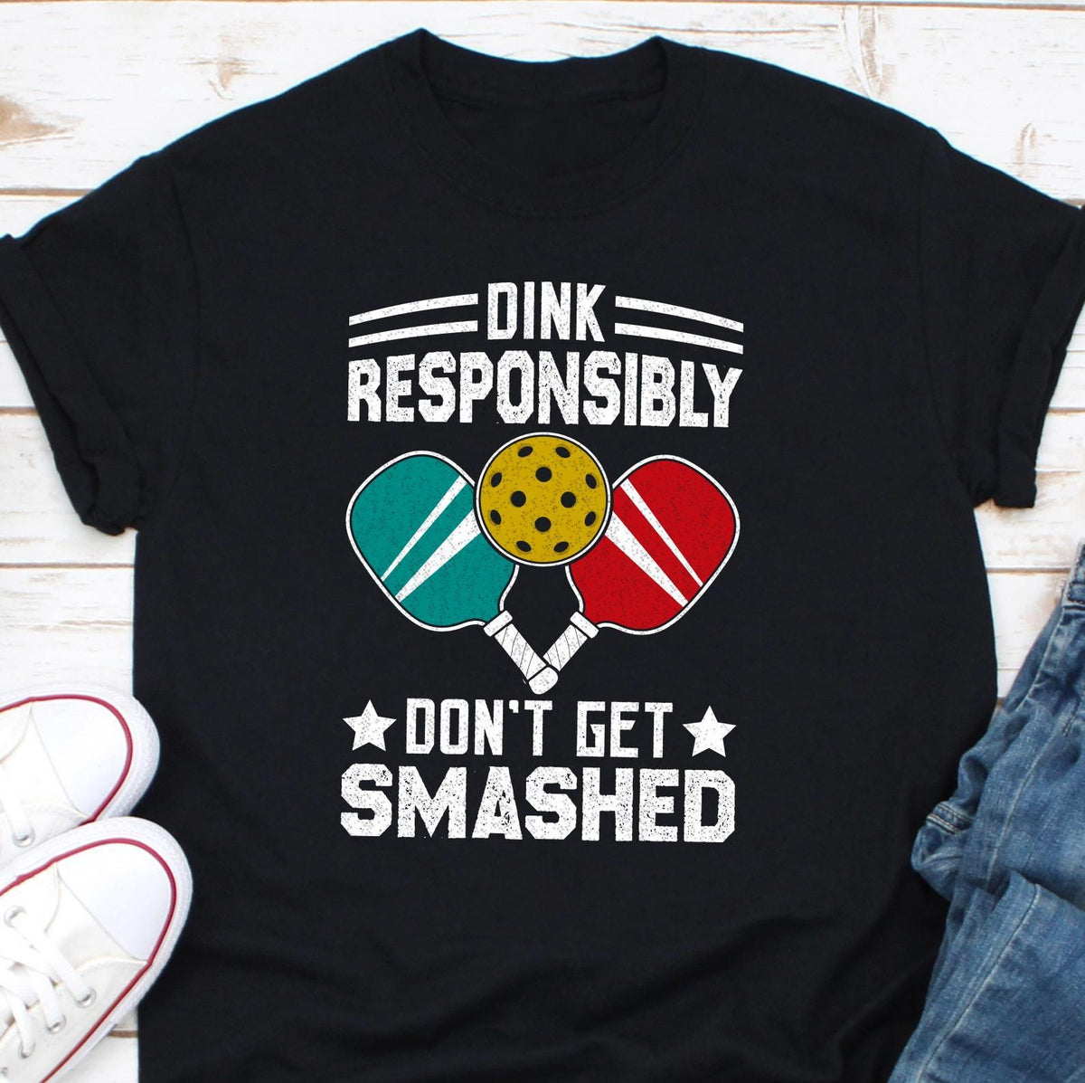 Drink Responsibly Shirt Retro Pickle Ball Tee Don39t Get Smashed Tee Vintage Pickle Ball Shirt Pickle Ball Player Pickle Ball Lover Graphic Tee – Feel-Good Design · Perfect For Daily Wear