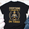 Everything Hurts And I39m Tired Shirt Funny Workout Shirt Tired Duck Shirt Funny Weightlifting Shirt Funny Friend Gift Funny Gym Shirt Graphic Tee – Bold Style · Trending Graphic Apparel