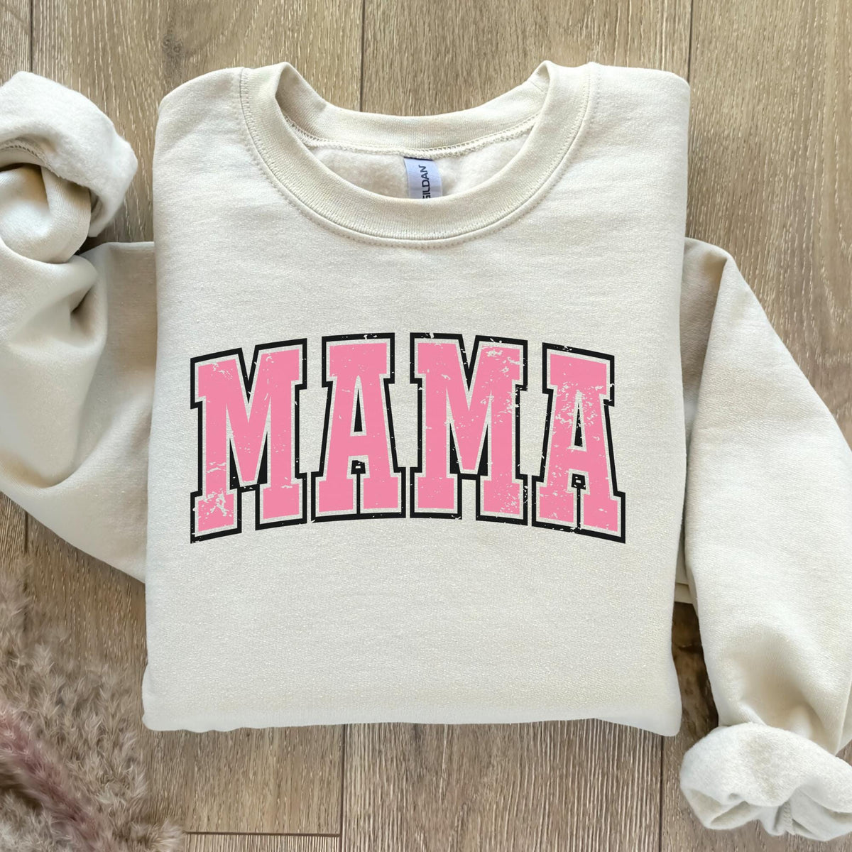 Comfy Mama Sweatshirt Varsity Mama Sweatshirt Christmas Mama Sweatshirt Gift for Mom New Mom Gift New Mama Gift Sweatshirt – Cozy Vibes · Trending Graphic Apparel