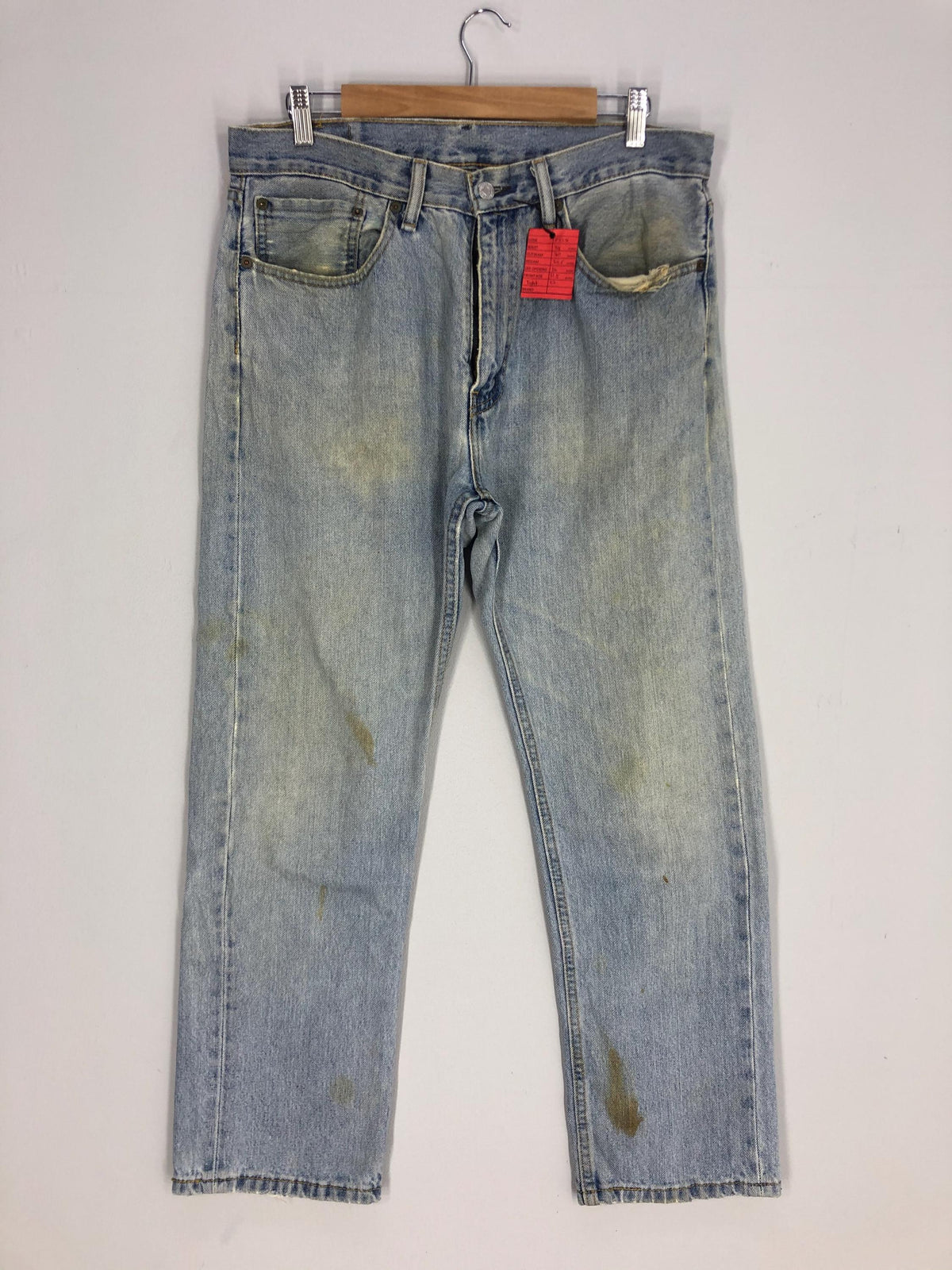 Size 34x40 Vintage Distressed LEVI39S 505 Jeans Light Blue Stone Wash Jeans Levi39s Blue Denim Levi39s Pant Casual Pant Fashion Style Size 34 Graphic Tee – Bold Style · Must-Have Style