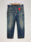 Size 32x38 Unbrand Washed Jeans Stone Washed Denim Distressed Blue Jeans Ripped Pant Casual Fashion Style Size 32 Graphic Tee – Warm & Stylish · Great Gift For Fans