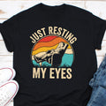 Just Resting My Eyes Recliner Tired Dad Shirt Funny Dad Shirt Funny Sleeping Shirt Funny Fathers Day Shirt Nap Champ Gag Gift for Dad Graphic Tee – Easygoing Wear · Top Pick For Any Outfit