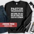 Funny Pastor Sweatshirt Pastor Gift Pastor Birthday Gift Pastor Birthday Sweater Pastor Outfit Pastor Appreciation Pastor Present Sweatshirt – Easygoing Wear · Trending Graphic Apparel