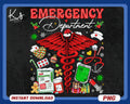 Emergency Department Christmas Png Nurse Christmas Png Er Crew Png Er Nurse Png Emergency Nurse Png Er Tech Emergency Room Xmas Png Graphic Tee – Everyday Comfort · Top Pick For Any Outfit