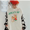 Jolly AF Tshirt Jolly AF Shirt Jolly AF Tee Cute Christmas Tee Funny Christmas Tee Graphic Tee – Feel-Good Design · High-Quality Print