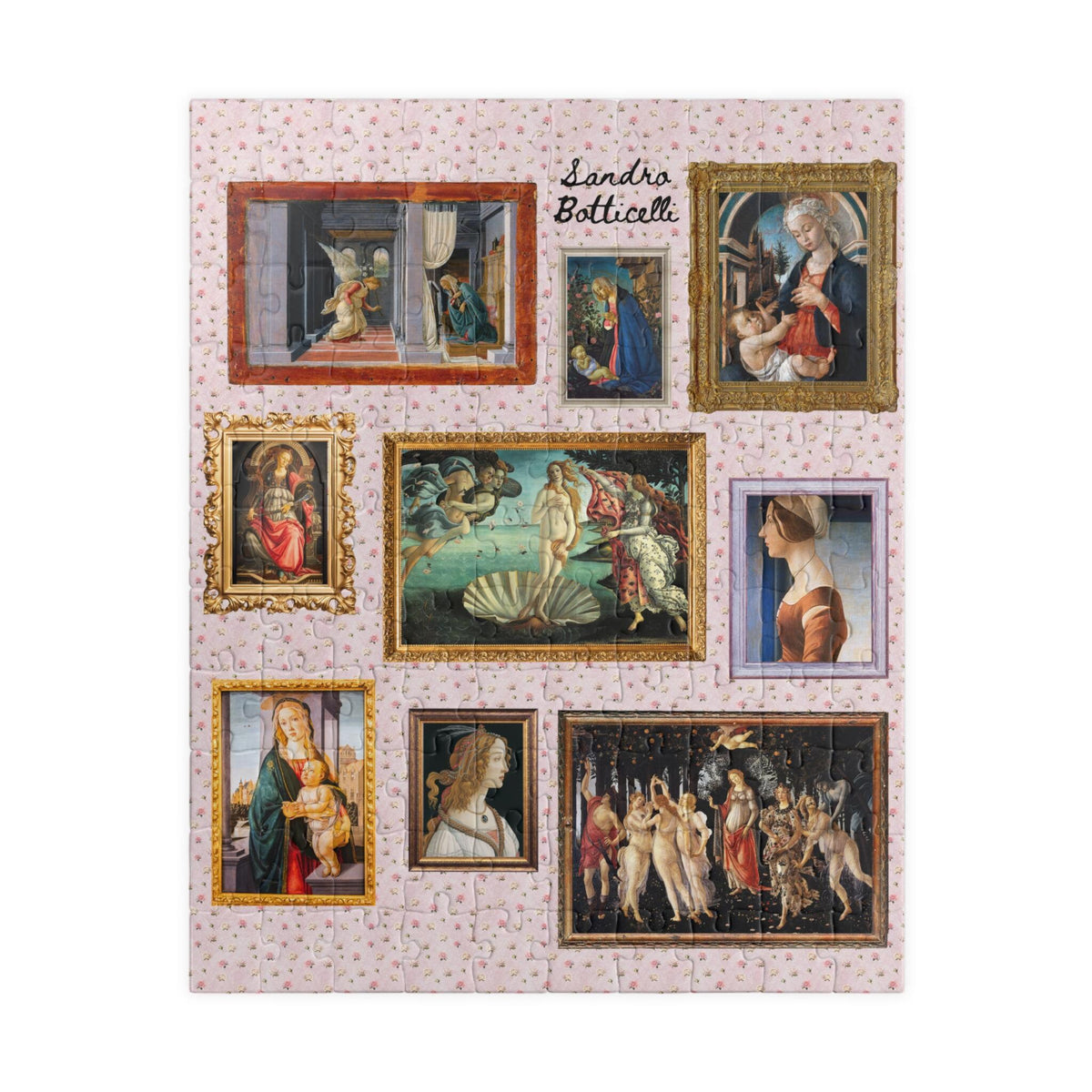 Sandro Botticelli Art History Puzzle for History Professor Social Studies Gift for Historian Who Loves Late Gothic Early Renaissance Art Graphic Tee – Aesthetic Look · Must-Have Style