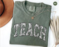 Floral Teacher Shirt Toile De Jouy Teach TShirt Teacher Appreciation Back to School Gift Elementary School New Teacher Graphic Tee – Bold Style · Top Pick For Any Outfit