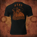 Stay Dangerous Cowboy Western Shirt Old West Style Tee Wild West Apparel Rodeo Wear Vintage Inspired Cowboy T Shirt Graphic Tee – Premium Graphic · High-Quality Print