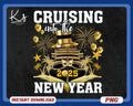 Cruising Into The New Year 2025 Png New Year Vacation 2025 Png Cruise Squad Png Family Matching New Year Cruise Png Happy New Year Png Graphic Tee – Soft Feel · Great Gift For Fans