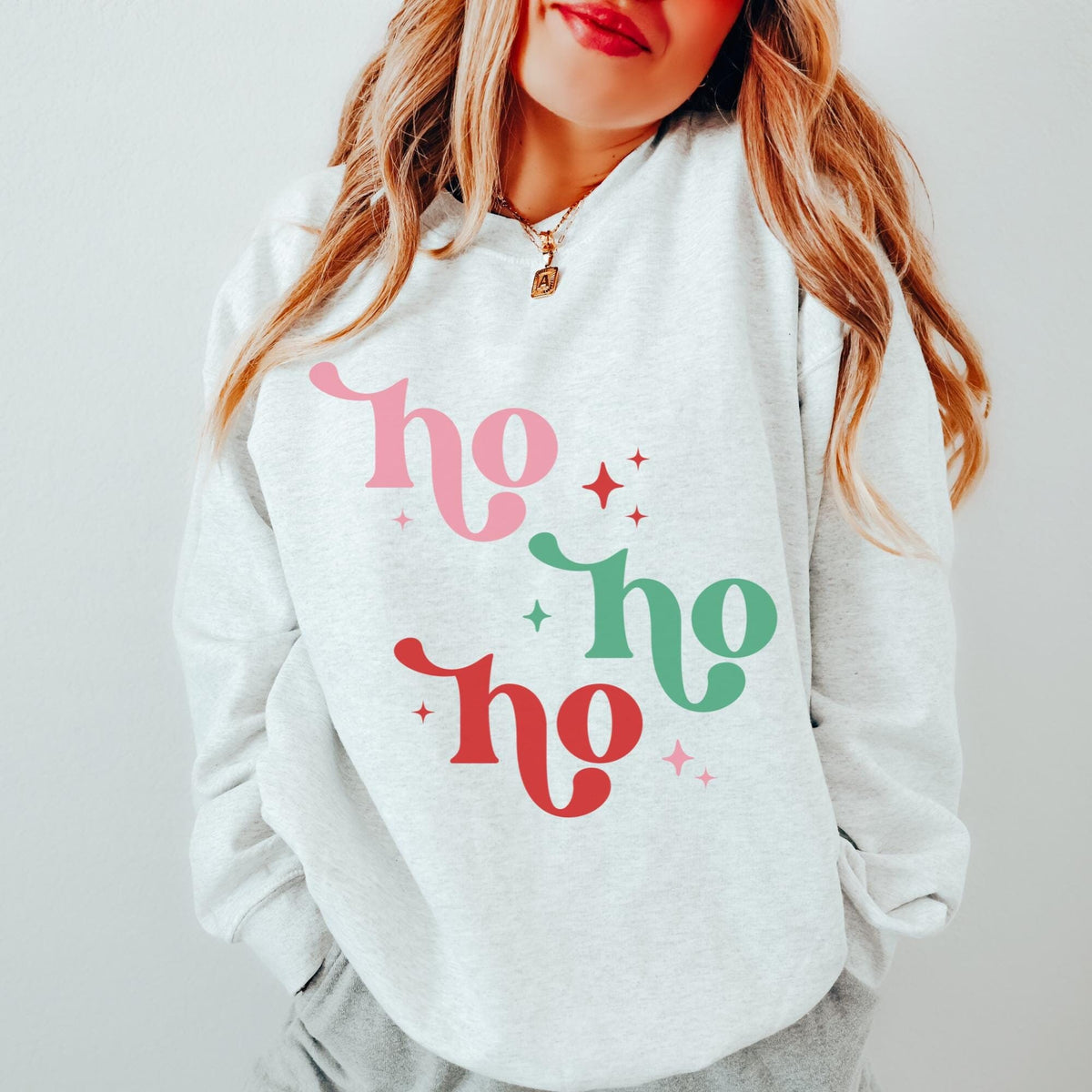 Ho Ho Ho Sweatshirt Christmas Shirt Holiday Shirt Festive Shirt Christmas Sweater Cute Christmas Sweatshirt Sweatshirt – Fan Favorite · Trending Graphic Apparel