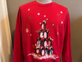Vintage 80s Christmas Penguins Tower Crewneck Sweatshirt L Sweatshirt – Feel-Good Design · Perfect For Daily Wear