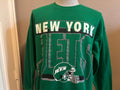 Vintage 90s New York Jets NFL Football Crewneck Sweatshirt XL Sweatshirt – Soft Feel · Perfect For Daily Wear