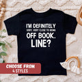 Theater Rehearsal Toddler Shirt Actress Toddler Shirt Actor Toddler Shirt Theatre Toddler Shirt Theater Toddler Shirt Theater Gift Graphic Tee – Soft Feel · Great Gift For Fans