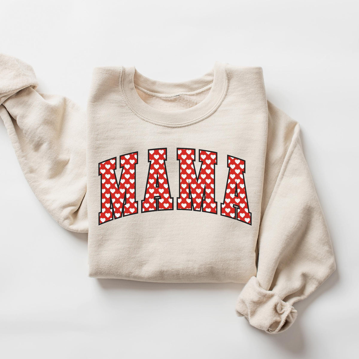 Valentines Day Mom Shirt Valentines Mama Shirt Mama Heart Sweatshirt Womens Valentines Day Sweatshirt Retro Valentines Day Shirt Sweatshirt – Easygoing Wear · High-Quality Print