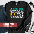 Master39s Degree Sweatshirt Graduate School Hoodie Postgraduate Sweater Master39s Student Gift Graduate Gift Funny Graduation Sweatshirt Hoodie – Bold Style · Must-Have Style