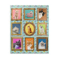 Cat Lover Puzzle Colorful Cat Mom or Cat Dad Gift 500 Piece Puzzle of Wall Gallery Aesthetic Framed Portraits of Adorable Cats and Kittens Graphic Tee – Feel-Good Design · High-Quality Print
