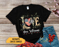 Custom Love Our Veterans Shirt Christmas Veterans Day Shirt Women39s Veterans Shirt Mens Veterans Shirt Thank You Veterans Shirt Graphic Tee – Bold Style · Great Gift For Fans