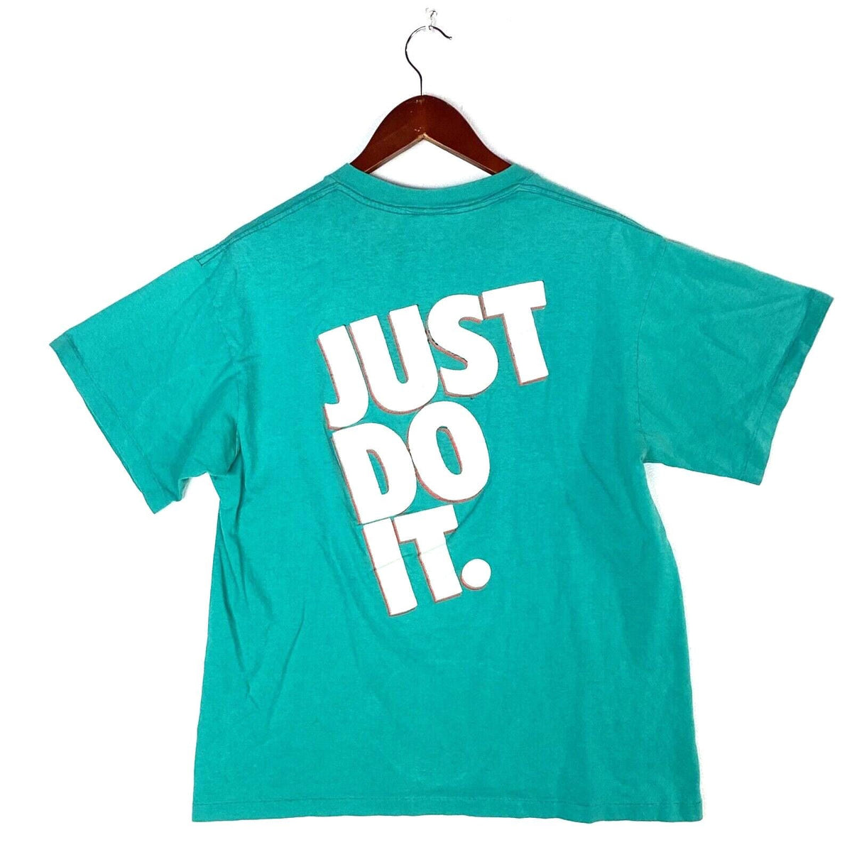 Vintage Nike TShirt Medium Green Single Stitch Just Do It 90s Graphic Tee – Fan Favorite · Top Pick For Any Outfit