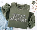Great Grammy Sweatshirt Toile De Jouy Grammy Crewneck Mothers Day Gift For GreatGrandma Shirt For Great Grandmother Custom Nana Shirt Sweatshirt – Aesthetic Look · Must-Have Style