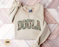 Floral Doula Sweatshirt Labor And Delivery Gift Birth Doula Gift Pregnancy Crewneck Baby Nurse Gifts Breastfeeding Sweaters Midwife Sweatshirt – Cozy Vibes · Perfect For Daily Wear