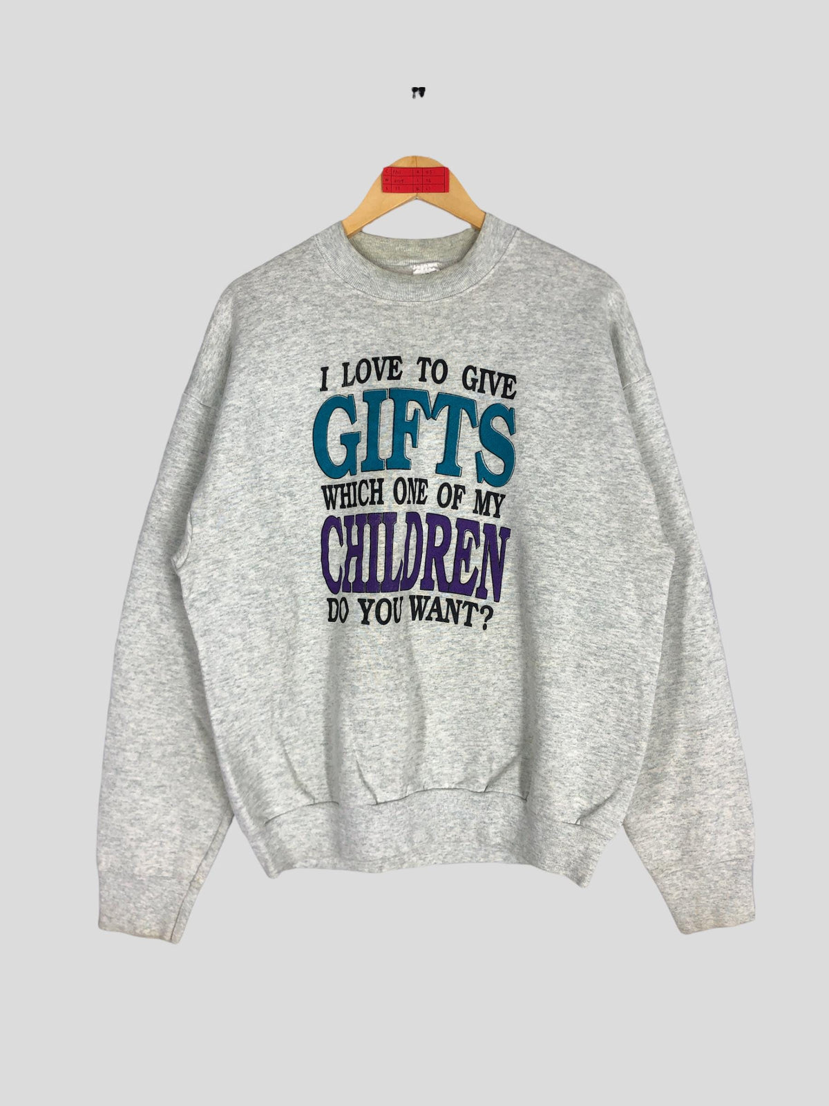 Vintage 90s Parody Funny Quote Sweatshirt Crewneck Pullover Jumper Sweater Gray XL Sweatshirt – Fan Favorite · Great Gift For Fans