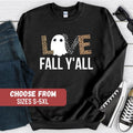 Fall Ghost Sweatshirt Ghost Leopard Sweatshirt Fall Sweatshirt Fall Sweater Funny Fall Sweater Love Fall Y39All Sweatshirt Sweatshirt – Bold Style · Top Pick For Any Outfit