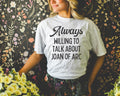 French History Joan of Arc Tee Shirt for Social Studies Teacher History Buff Who Loves 15th Century History Cute European History TShirt Graphic Tee – Easygoing Wear · Perfect For Daily Wear