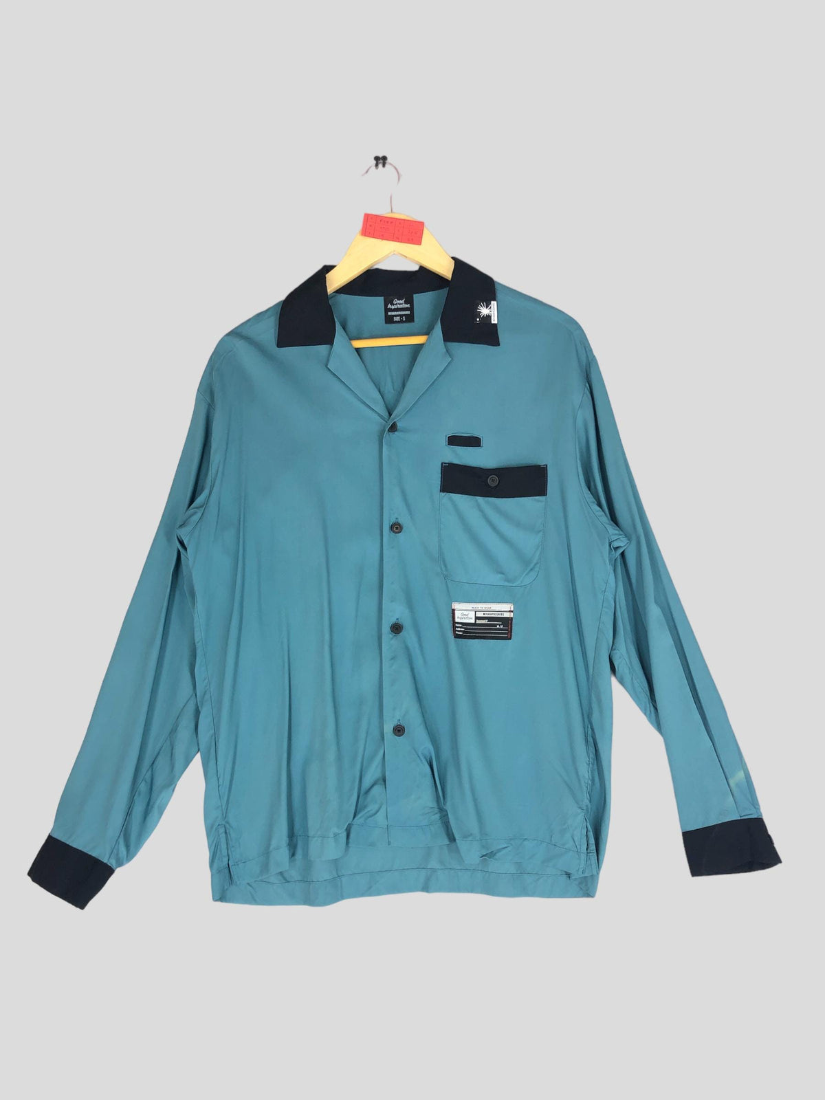 Japanese Brand Miharayasuhiro Good Inspiration Button Down Shirt Green Small Miharayasuhiro Oxford Long Sleeve Shirt Size S Graphic Tee – Bold Style · Great Gift For Fans