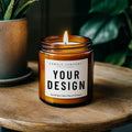 Amber Jar Candle Mockup Modern Candle Mockup Custom Candle Mockup Candle Template Soy Candle Mockup Candle Mockup Best Candle Mockup Graphic Tee – Bold Style · High-Quality Print