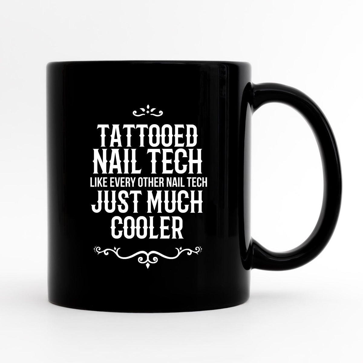 Nail Tech Mug Funny Nail Tech Coffee Mug Nail Tech Gifts Nail Technician Gifts Nail Artist Gifts Nail Technician Coffee Mug Graphic Tee – Warm & Stylish · Perfect For Daily Wear