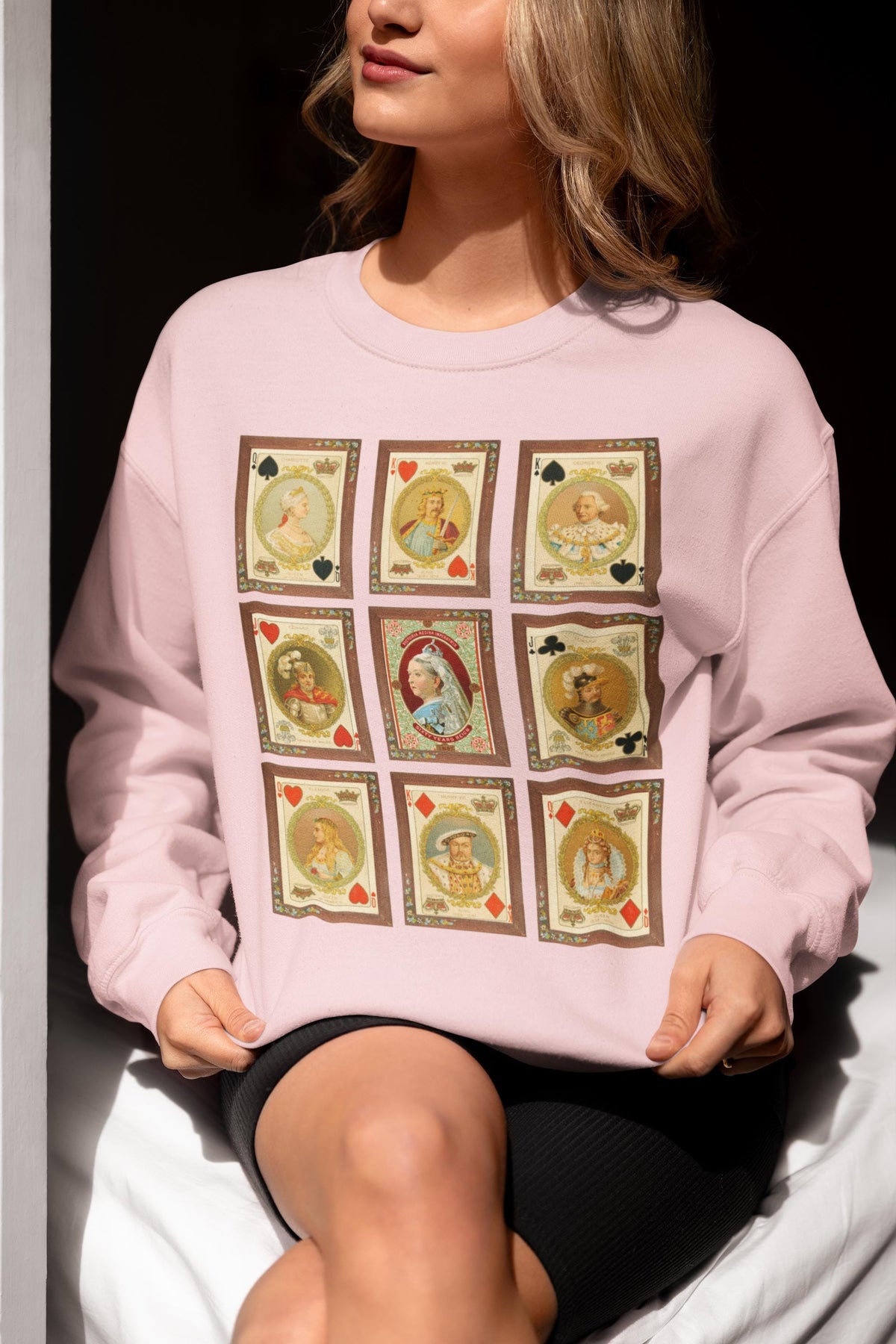 English History Sweatshirt Royal History Queen Victoria 50 Year 1897 Celebration Henry the 8th Queen Eleanor European Royalty Crewneck Sweatshirt – Easygoing Wear · Perfect For Daily Wear