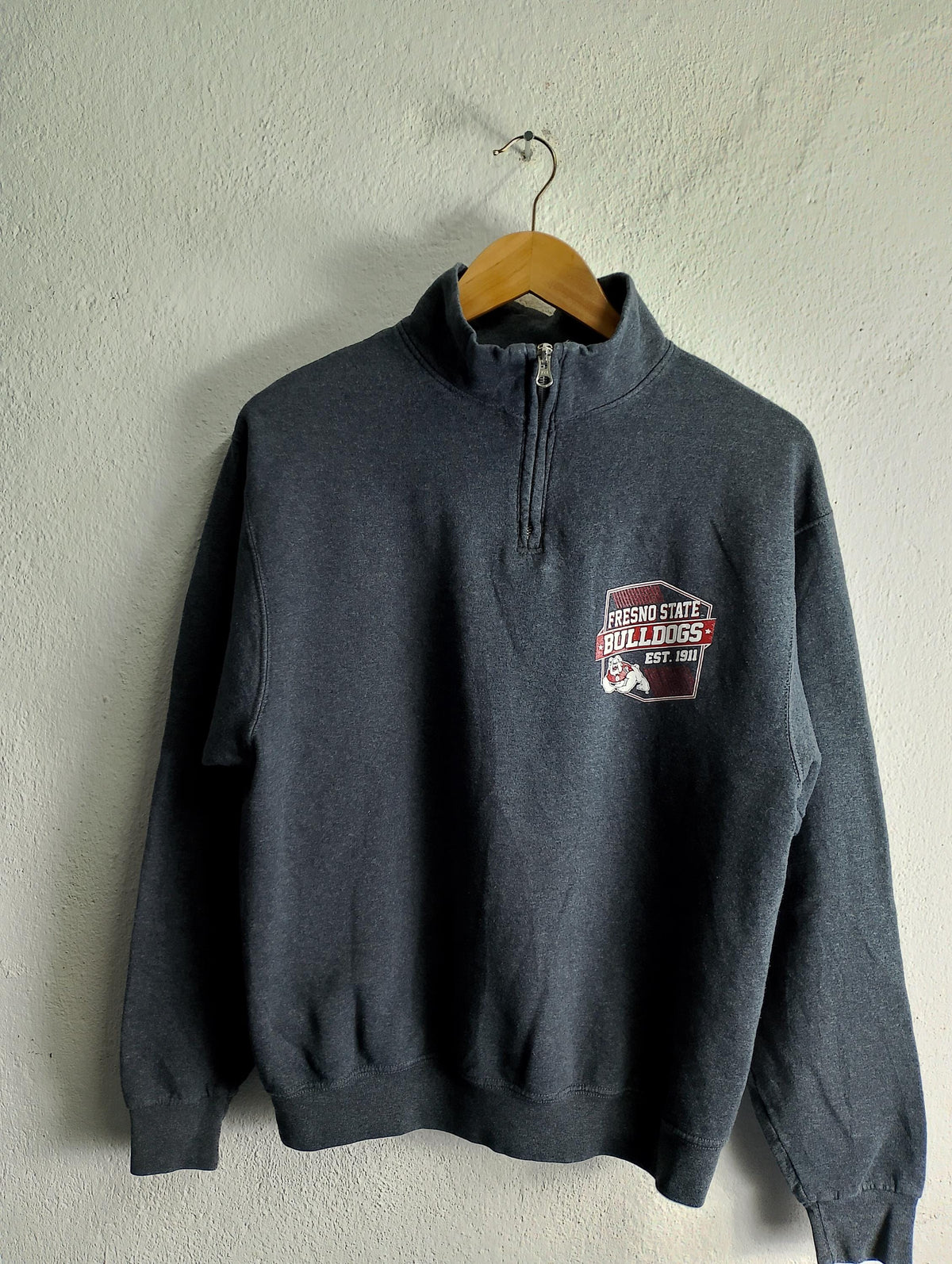 Fresno state bulldogs half zipper pullover sweatshirt Medium Sweatshirt – Bold Style · Perfect For Daily Wear