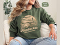 Nantucket Vintage Sweatshirt Retro Island Crewneck Jumper Coastal Graphic Pullover Nautical Unisex Top Beachwear Sweater Sweatshirt – Cozy Vibes · Top Pick For Any Outfit
