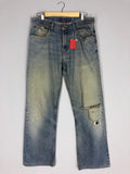Size 32x40 Vintage Levi39s 527 Light Blue Stone Washed Jeans Levis Blue Denim 90s Levi39s Blue Jean Levis Ripped Zipper Jean Levis Denim W32 Graphic Tee – Bold Style · Trending Graphic Apparel