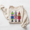 Faux Glitter Nutcracker Sweatshirt Christmas Sweatshirt For Women Nutcracker Sweatshirt Sugar Plum Fairy Holiday Shirt Holiday Sweater Sweatshirt – Soft Feel · Perfect For Daily Wear