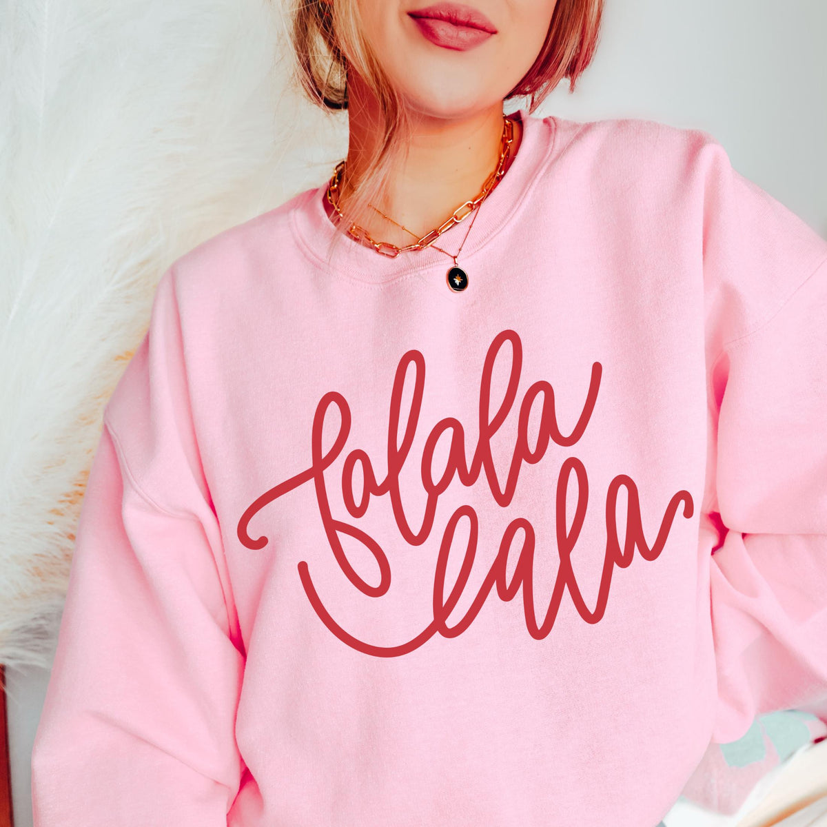 Fa La La La La Sweatshirt Holiday Sweatshirt Cute Xmas Shirt Holiday Sweatshirt Festive Sweatshirt Womens Christmas Sweatshirt Sweatshirt – Easygoing Wear · Perfect For Daily Wear