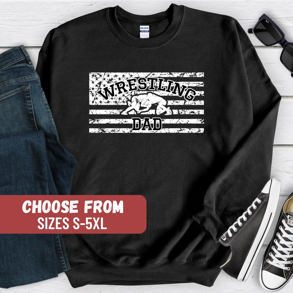 Wrestling Sweatshirt Wrestling Gift Wrestling Gift For Dad Wrestling Shirt For Dad Wrestler Sweater Wrestling Dad Sweatshirt Sweatshirt – Soft Feel · High-Quality Print