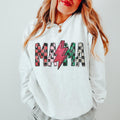 Comfy Mama Sweatshirt Christmas Pajamas Festive Mama Claus Sweatshirt New Mama Gift New Mama Sweatshirt Sweatshirt – Aesthetic Look · High-Quality Print
