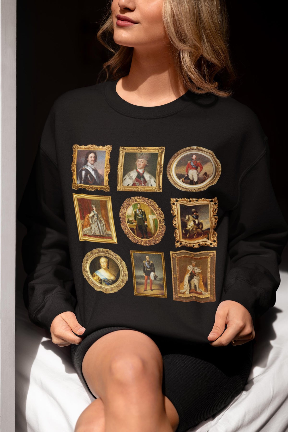 Russian History Sweatshirt Russian Royalty Historical Emperors Empresses History Teacher Emperor Paul Nicholas II Catherine the Great Sweatshirt – Cozy Vibes · Must-Have Style