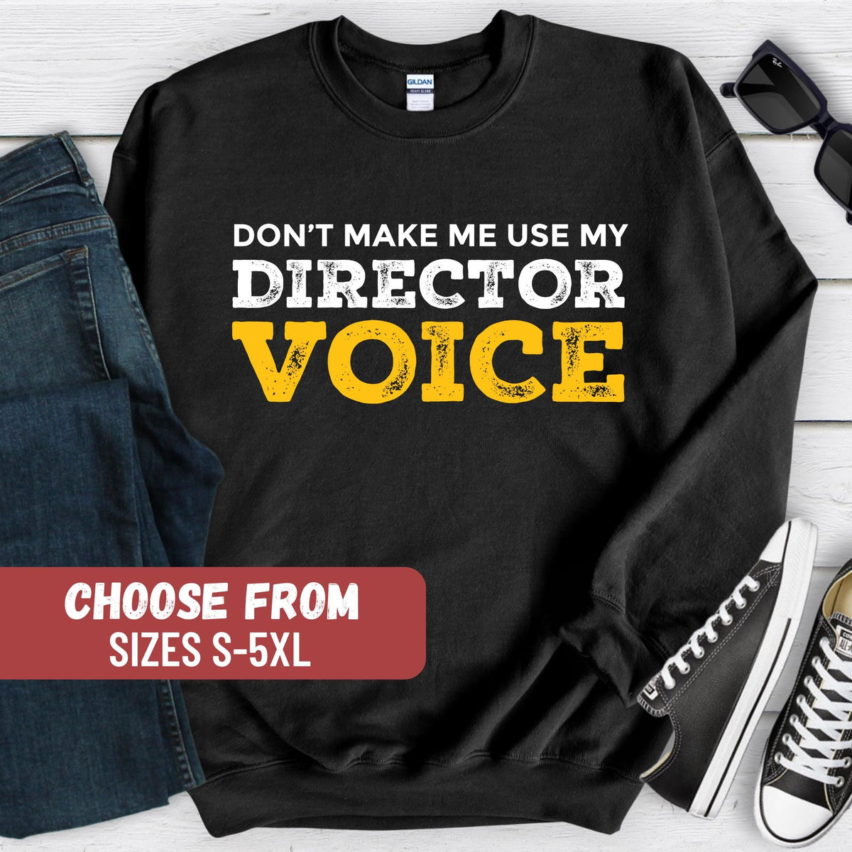 Funny Director Sweatshirt Director Gift Director Sweater Director Hoodie Movie Director Sweater Cute Theater Director Pullover Hoodie – Cozy Vibes · Great Gift For Fans