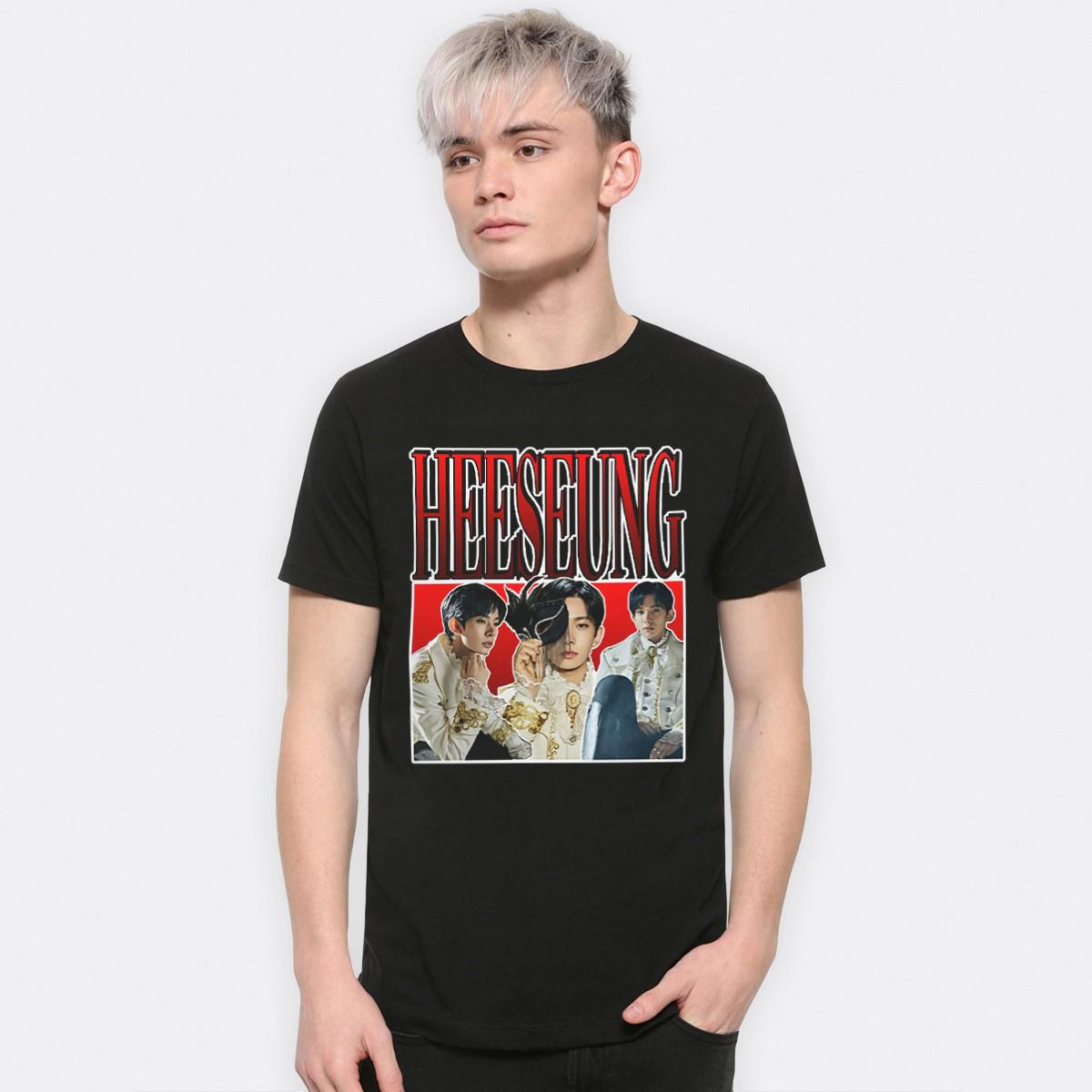 Heeseung Enhypen T Shirt Men39s and Women39s Sizes ENH 34781 Graphic Tee – Everyday Comfort · Trending Graphic Apparel