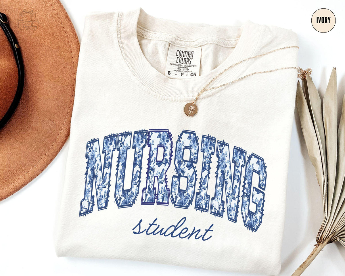 Nursing Student Shirt Nursing School TShirt Future Nurse Tee Toile Nursing Student Gift Rn Shirt Floral Nurse Week Gift Graphic Tee – Cozy Vibes · Great Gift For Fans