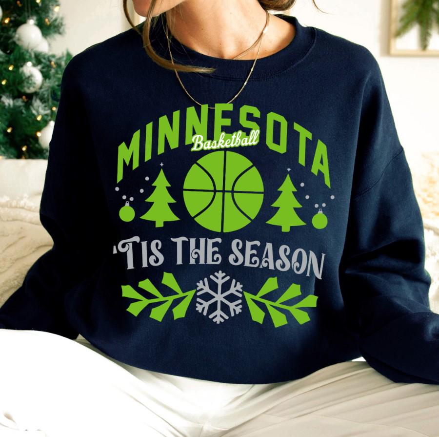 Minnesota Basketball Tis The Season Cute Vintage Sweatshirt Merry Christmas Minnesota Basketball Hoodie Gameday T shirt Christmas Gifts Hoodie – Aesthetic Look · Top Pick For Any Outfit